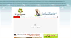 Desktop Screenshot of britishislamicschool.com